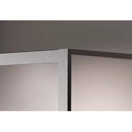 Paroi walk in CLAUSTRA Noir et Effet Bois 100 cm Claustra amovible Raidisseur mural
