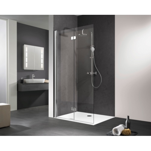 Paroi de douche ESCA repliable et pliante 100 cm - Gauche
