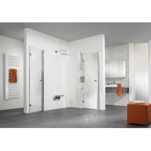 Paroi de douche ESCA repliable et pliante 120 cm - Droite Double ESCA replié HD