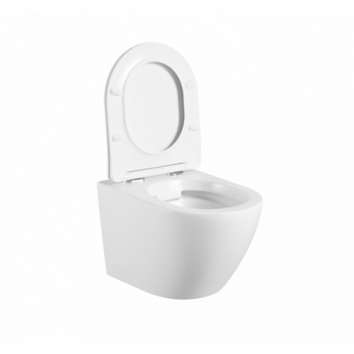 Pack WC Grohe Rapid SL + Cuvette KELOS Blanc Mat + Plaque Skate Air Chromé KELOS_Blanc Mat