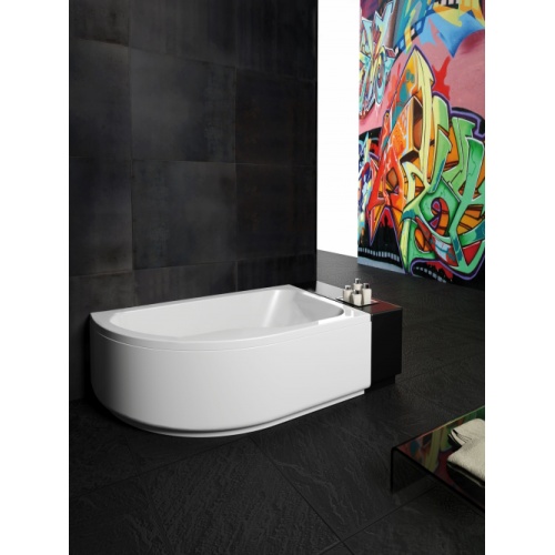 Baignoire asymétrique POP 160x100 cm - Droite - SANS Tablier