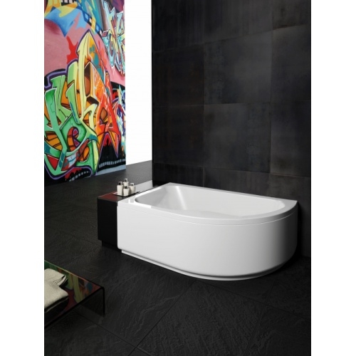 Baignoire asymétrique POP 160x100 cm - Gauche - SANS Tablier