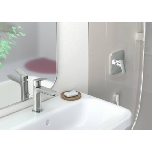 Mitigeur de lavabo LOGIS FINE 110 avec vidage tirette Chromé* 71251000-1