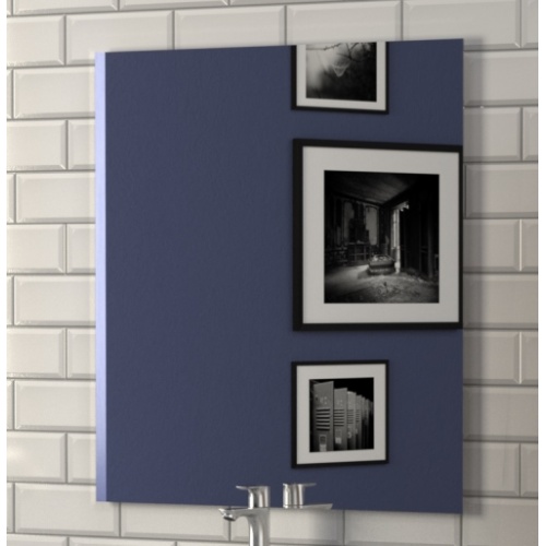 Meuble NEPTUNE Blanc 80 cm - Miroir Slim Slim 77