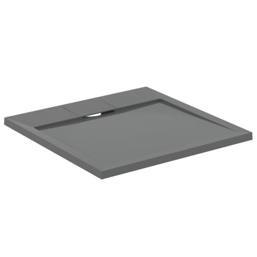 Receveur ULTRAFLAT S I.LIFE Gris béton 80x80 cm T5246 Gris béton (2)