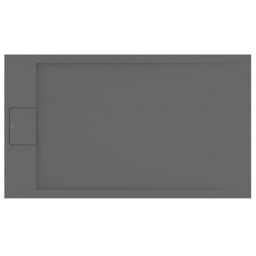 Receveur ULTRAFLAT S I.LIFE Gris béton 100x80 cm