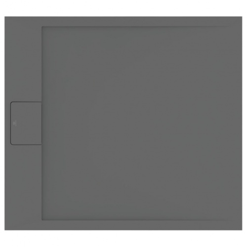 Receveur ULTRAFLAT S I.LIFE Gris béton 100x90 cm