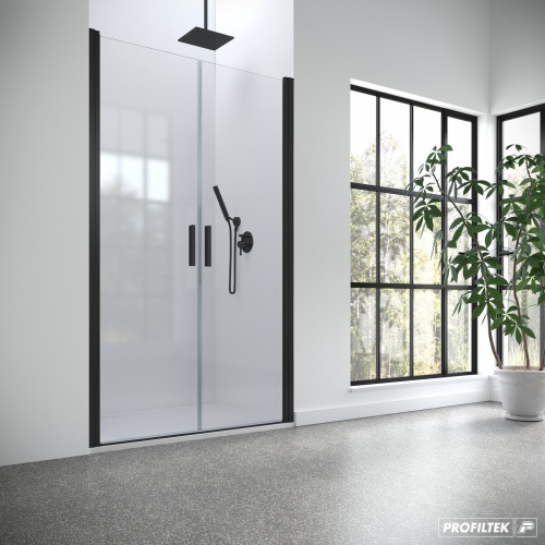 Paroi de douche HADA PLUS 2 portes battantes - Noir - 100cm MA-207_FINAL