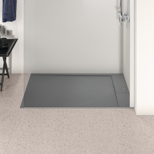 Receveur ULTRAFLAT S I.LIFE Gris béton 100x80 cm IS_I LIFE_Rect_Gris (2)