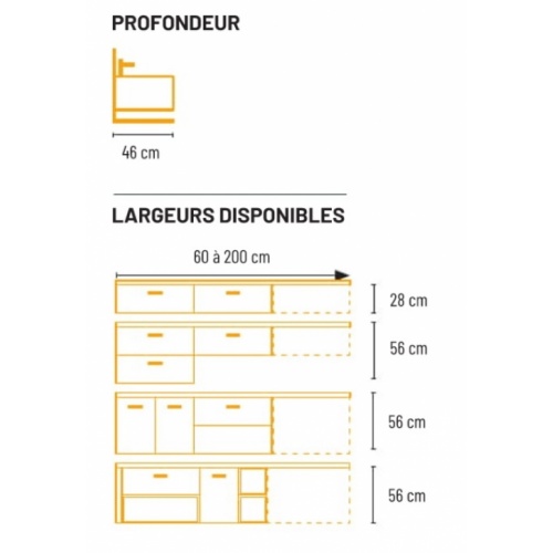 Meuble de salle de bains OSMOSE : le goût du sur-mesure OSMOSE Sur mesure