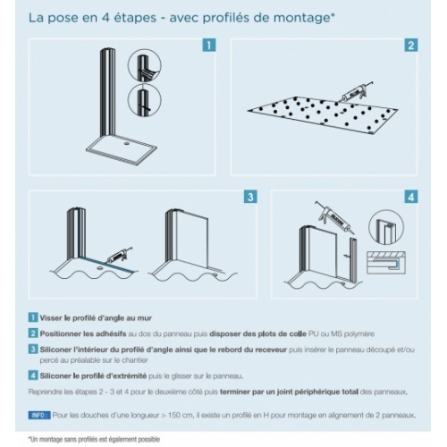 Panneau Mural décoratif KINEWALL DESIGN Chevrons - L100xH202 cm Pose Panneaux