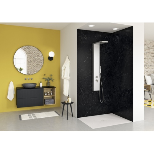 Panneau Mural décoratif KINEWALL DESIGN Marbre Noir - L100xH202 cm