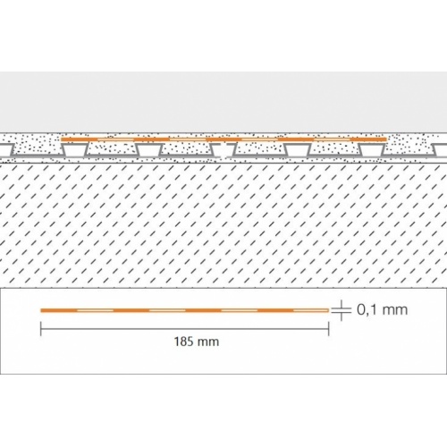 Bande de pontage KERDI-KEBA - Rouleau de 5m KERDI KEBA Schéma