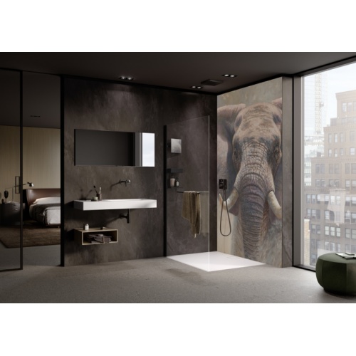 Panneau mural EasyStyle HÜPPE - Elephant 1000x2550mm EasyStyle Elephant 44D_mod