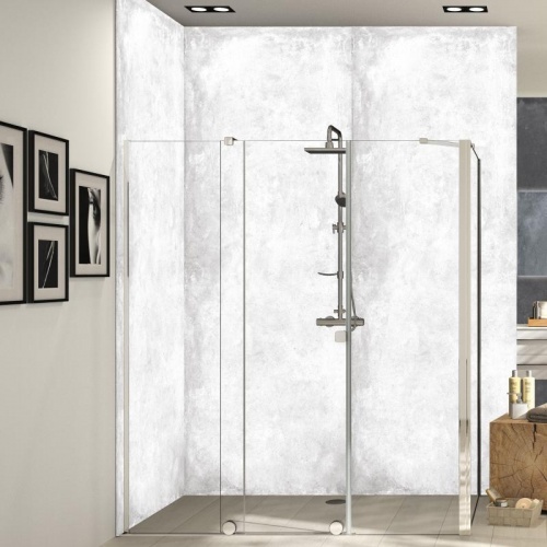 Panneau mural EasyStyle HÜPPE - Italian Stone Blanc 1000x2550mm Italian-stone-blanc_41F_2