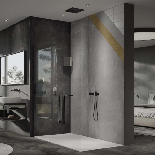 Panneau mural EasyStyle HÜPPE - Italian Stone Gris 1000x2550mm