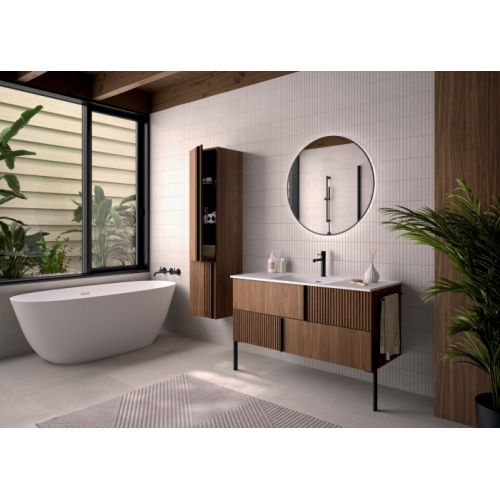 Meuble de salle de bain CANOPEE Noyer tabac