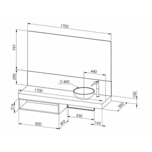 Meuble de salle de bain sur-mesure EXTENSO Amb 34