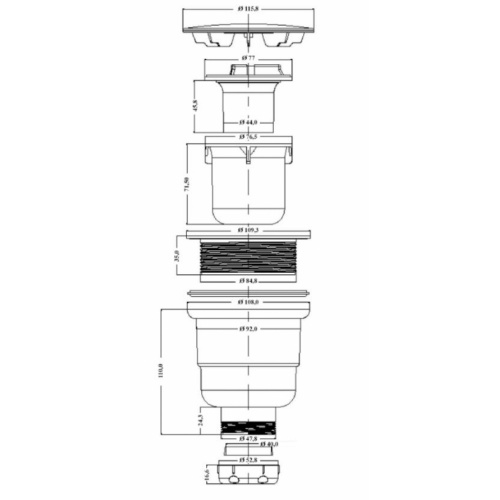 Bonde sortie Verticale remplacement Bonde verticale_3