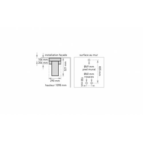 Colonne de douche ISME 00_517000_plan