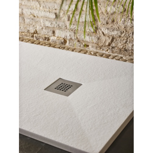 Receveur BASALTO Blanc 90x90cm* BASALTO-LIPARI-SILLAR ST BLANCO 1