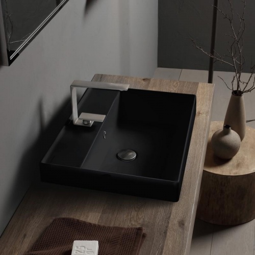 Vasque semi-encastrée TEOREMA 2.0 L60 Noir Mat