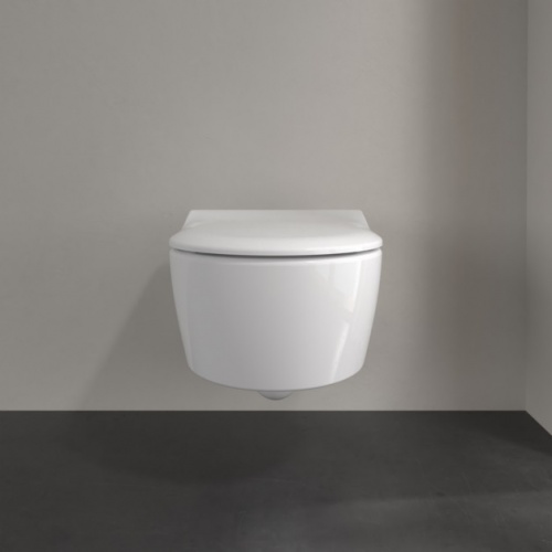 Pack WC Geberit UP320 + Cuvette AVENTO Villeroy & Boch + Plaque Chromé Brillant* avento83