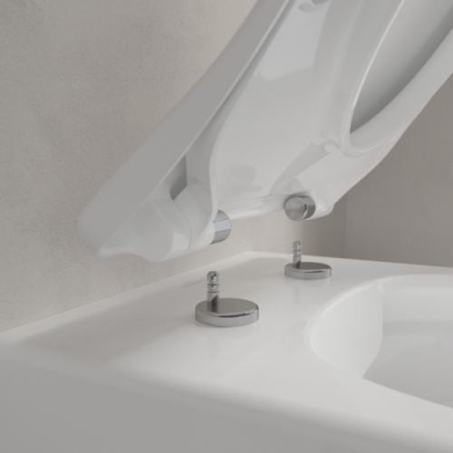 Pack WC Grohe Rapid SL + Cuvette AVENTO Villeroy & Boch + Plaque Skate Air Blanche* avento82