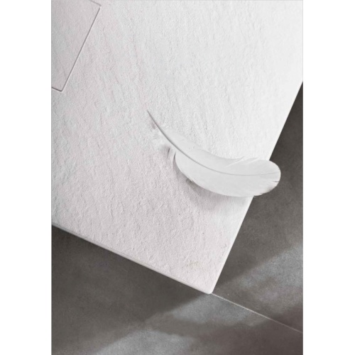 Receveur de douche extra-plat FITEO Blanc sidéral - 120x80 cm