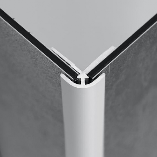 Profilé d'angle extérieur pour revêtement mural EasyStyle Blanc