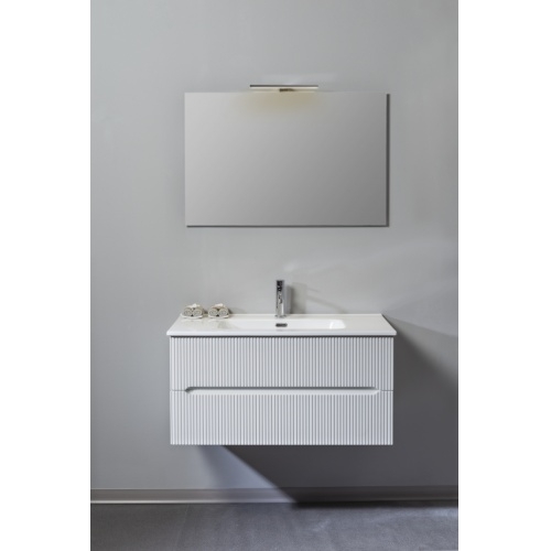Meuble de salle de bains CIRCE Blanc Mat 90 cm CICRE Compo1_Blanc