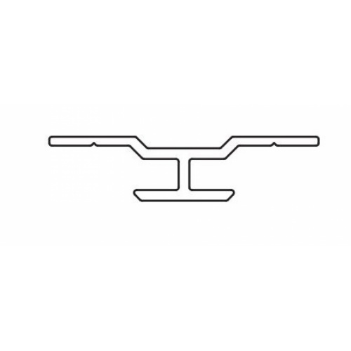Profilé d'alignement pour panneau mural KINEWALL - Hauteur 202 cm - Blanc Profilé liaison