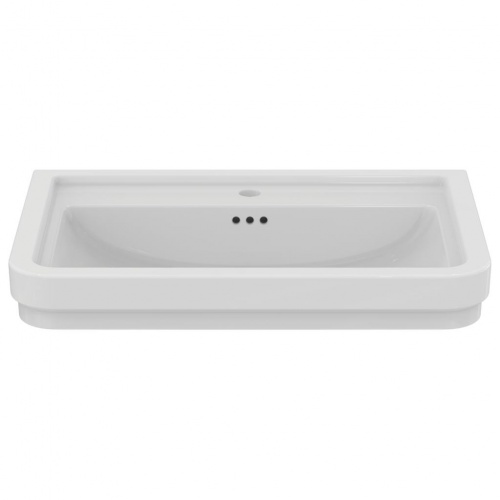 Lavabo mural rétro CALLA 71.5 cm - 1 trou de robinetterie E221901 (4)