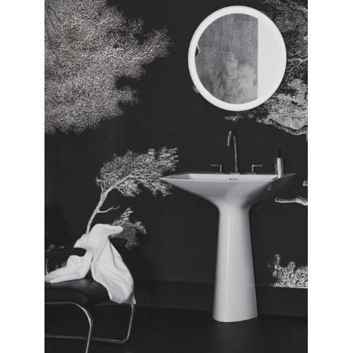 Lavabo monobloc TIPO-Z Blanc brillant - 3 trous de robinetterie TIPO-Z Blanc_2