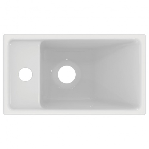 Lave-mains I LIFE S Blanc brillant - Version gauche E211301-Gauche (5)