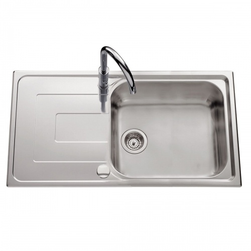 Evier de cuisine PORTOFINO inox lisse 1 grand bac - EV48011