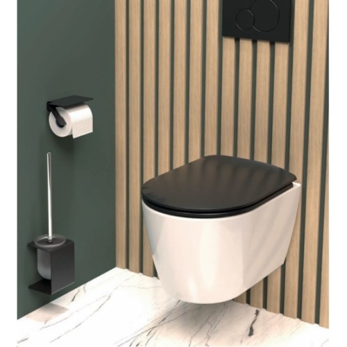 Porte-balayette WC HARMONIE assorti à l'abattant OLFA