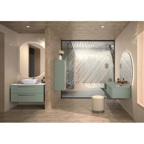 Meuble de salle de bain GLOSS Sauge satiné GLOSS AMB18 HD