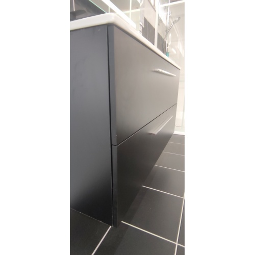 Meuble double vasque PRIMARO Noir mat 120 cm PRIMARO Noir (7)