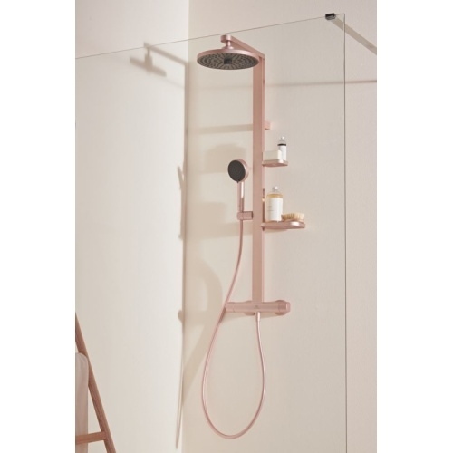 Colonne de douche thermostatique ALU+ Rose