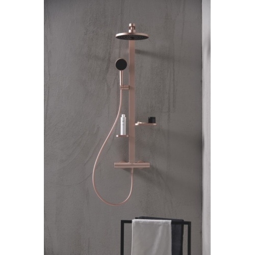 Colonne de douche thermostatique ALU+ Rose BD583RO (4)