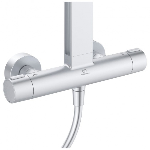 Colonne de douche thermostatique ALU+ Argent brossé BD583SI (2)