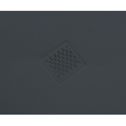 Receveur de douche COLISEO Stone Anthracite - Grille Inox - 100x80cm rejilla-r2-color-an-594px-490px