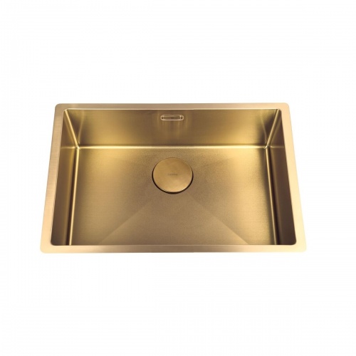 Cuve sous-plan MONACA en inox L66cm Or
