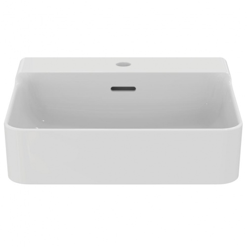 Lavabo en grès fin CONCA rectifié 50x45cm Blanc brillant Conca-T3812 (6)