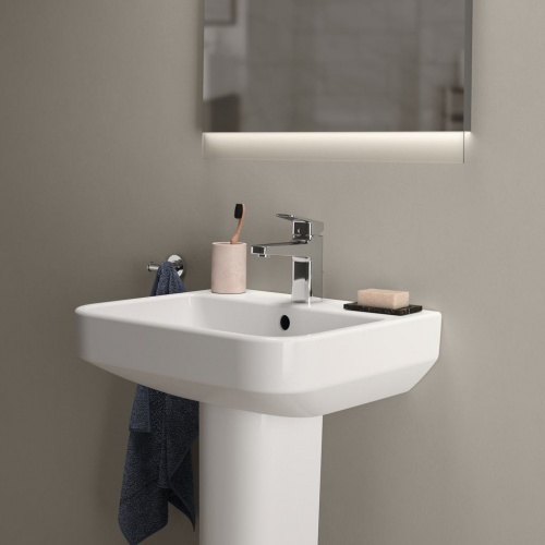 Lavabo suspendu I.LIFE B Blanc - 50 cm T460901 (1)