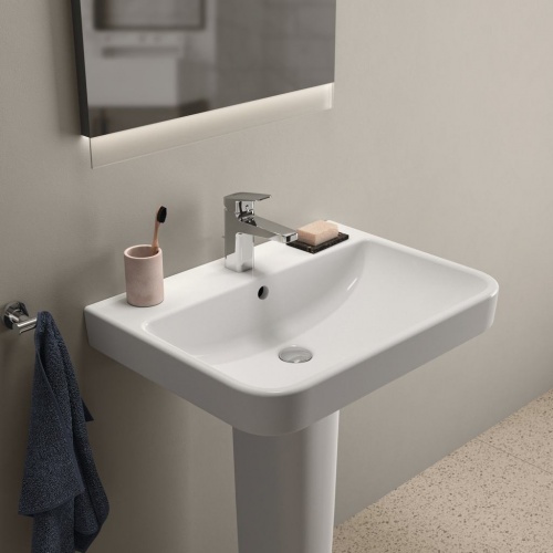 Lavabo suspendu I.LIFE B Blanc - 60 cm