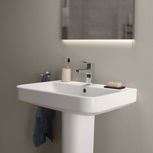 Lavabo suspendu I.LIFE B Blanc - 60 cm T4607 (3)