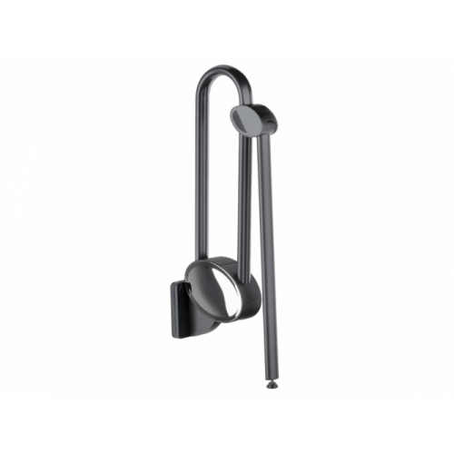 Barre relevable adaptée PMR et Séniors avec béquille de soutien Anthracite - 600 mm 048761_2