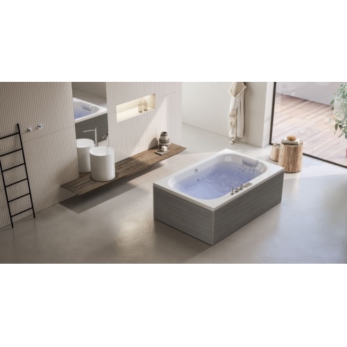 Tablier de façade DESIGN 170 cm - Bois Clair Bossanova SAP_bois foncé